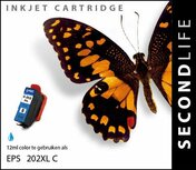 Secondlife inkt Epson 202 XL Cyan