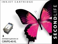Secondlife inkt Canon PG-40 Black XL