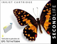 Secondlife inkt Epson T0714 Yellow