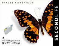 Secondlife inkt Epson T0711 Black