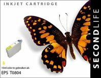 Secondlife inkt Epson T0804 Yellow