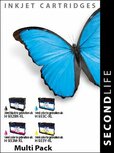 Multipack Secondlife inkt HP 932 BK, 933 C, M en Y