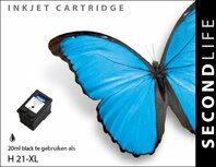 Secondlife inkt HP 21 XL Black