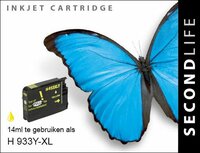 Secondlife inkt HP 933Y XL Yellow
