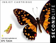 Secondlife inkt Epson T 2634 Yellow