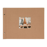 Goldbuch Bella Vista 28519 hazelnoot reportage album zwarte bladen