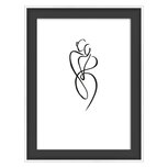 Walther Silhouette 10x15cm zwart fotolijst