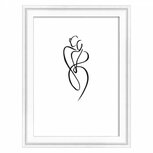 Walther Silhouette 10x15cm wit fotolijst