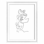 Walther Silhouette 13x18cm wit fotolijst