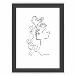 Walther Silhouette 13x18cm zwart fotolijst