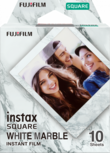 Fujifilm Instax Square White Marble 10pak Instant Film