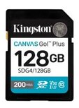 Kingston SDXC Card 128GB Canvas Go! Plus Gen4 U3 V30 200MB/s
