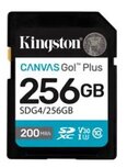 Kingston SDXC Card 256GB Canvas Go! Plus Gen4 U3 V30 200MB/s