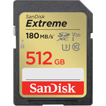 SanDisk 512GB Extreme SDXC UHS-1 Card
