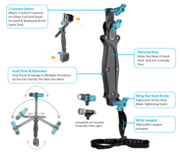 UKPro Flex Grip GoPro grijs