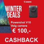 Canon Powershot V10 Vlog kit zilver