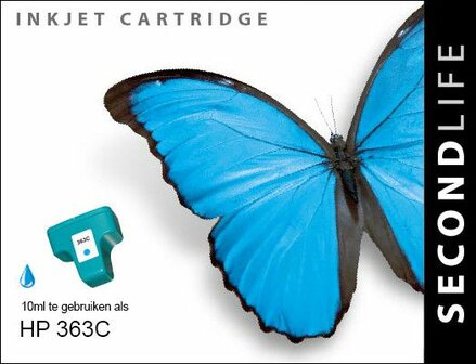 Secondlife inkt HP 363C XL Cyan