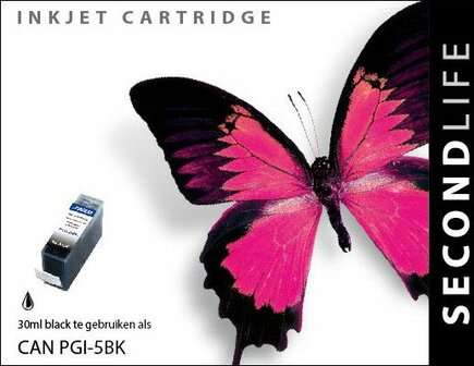 Secondlife inkt Canon PGI-5 Black