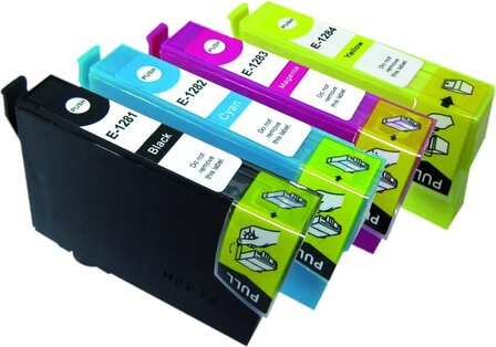 Secondlife inkt Multipack Epson T1281, T1282, T1283 en T1284