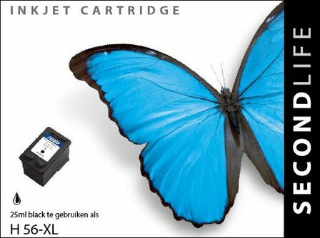 Secondlife inkt HP 56 XL Black
