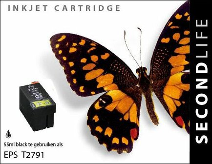 Secondlife inkt Epson T2791 XXL Black