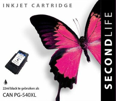 Secondlife inkt Canon PG 540 XL Black