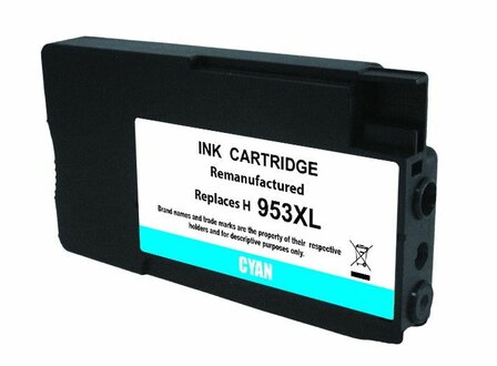 Secondlife inkt HP 953 XL Cyan