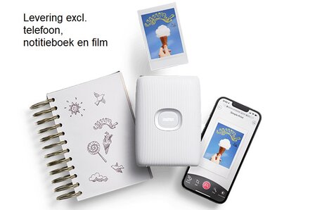 Fujifilm Instax Mini Link2 Smartphone Printer Clay White