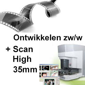 zwart - wit film 35mm ontwikkelen + scan High