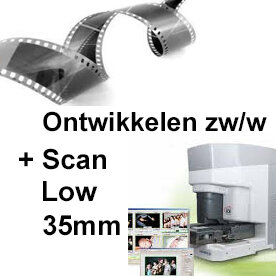 zwart - wit film 35mm ontwikkelen + scan low