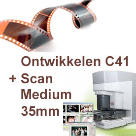 kleurenfilm 35mm ontwikkelen + scan medium