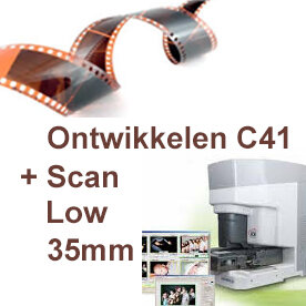 kleurenfilm 35mm ontwikkelen + scan low