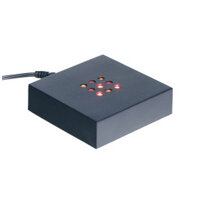 Sokkel gekleurde leds netstroom 70x70x20 mm