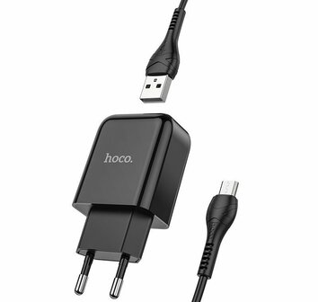 Hoco Micro USB cable+N2 USB charger set