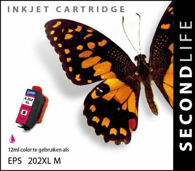 Secondlife inkt Epson 202 XL Magenta