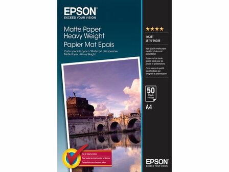 Epson Double-Sided Matte Paper A4 178gr C13S041569