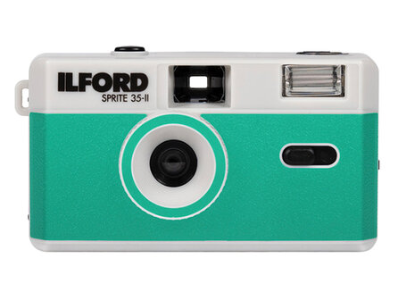 Ilford Sprite 35-II analoge camera silver&amp;green