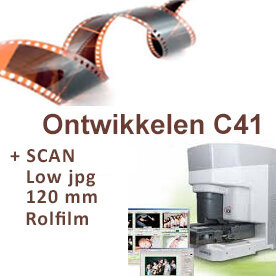 kleurenfilm 120mm rolfilm ontwikkelen + scan low