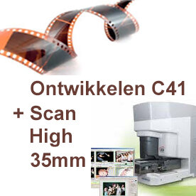 kleurenfilm 35mm ontwikkelen + scan high