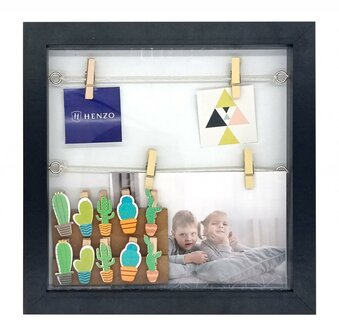 Henzo fotolijst Diorama 25x25x3 cm zwart