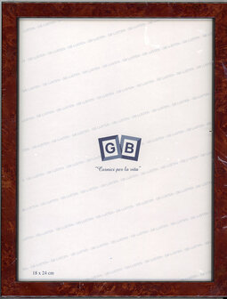 Wortelnoten houten lijst 18x24 cm