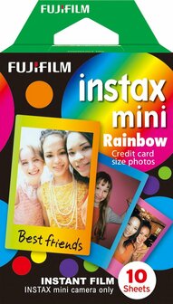 Fujifilm Instax mini Rainbow instant film 10 sheets