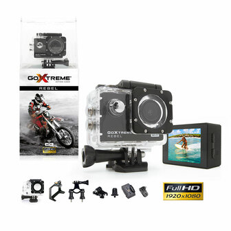 GoXtreme Rebel FullHD actioncam zwart