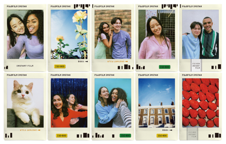 Fujifilm Instax Mini Photo Slide instant film 10 sheets
