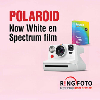 Polaroid Now White Everything box Spectrum edition