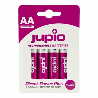 Jupio AA batterijen 2500mAh Ready to Use