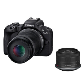 Canon EOS R50 ZWART + RF-S 18-45 IS STM + 55-210mm IS STM