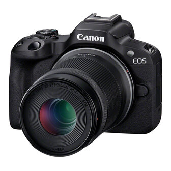 Canon EOS R50 ZWART + RF-S 18-45 IS STM + 55-210mm IS STM
