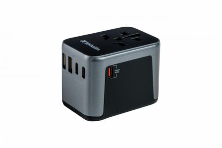 Verbatim UTA-03 Universal Travel Adapter incl USB-A+USB-C
