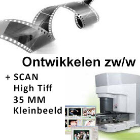 zwart - wit film 35mm ontwikkelen + scan High Tiff